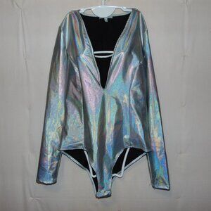 Charlotte Russe Long Sleeve Bodysuit M
